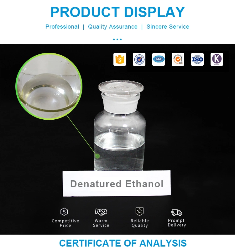 Good Price Denatured Alcohol Alcohol Denat Case32061 95% 75% Butyl Alcohol