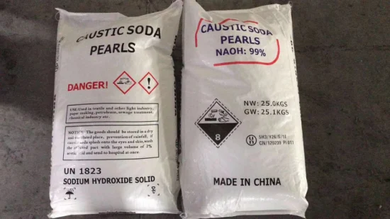 Industrial Caustic Soda Pearls 99%Min Industrial Grade Detergent Soap Raw Materials